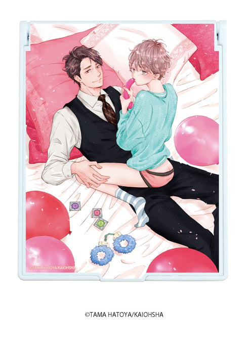 『鳩屋タマ先生』デカキャラミラー 01 / 風船デザイン